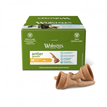 Whimzees Treat Antler 22pcs Display Box (Large)