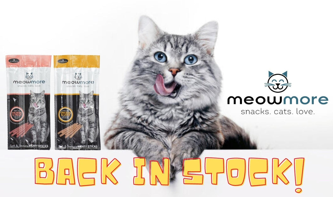 Meowmore Cat Treat Sticks  10 x 15g sticks