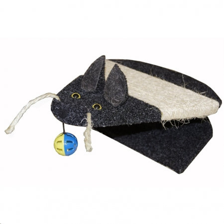 Mouse Shape Scratch Post with Rope Tail