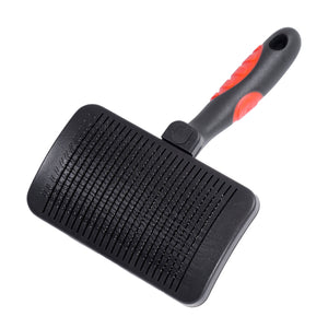 Brush Slicker Self Cleaning Large Salon Groom Rosewood