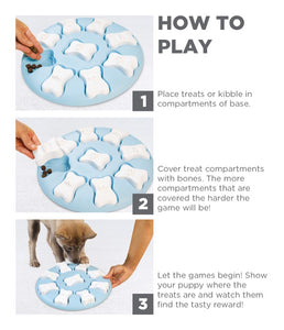 Nina Ottosson Smart Puppy Blue  (Level 1 Challenge)