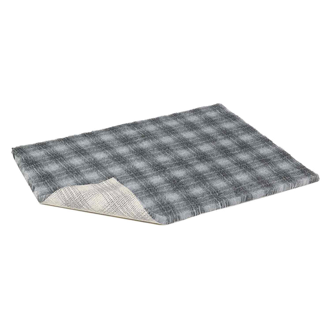 Petlife Vetbed Non-Slip Mat - Grey Tartan (Small, Medium or Large)