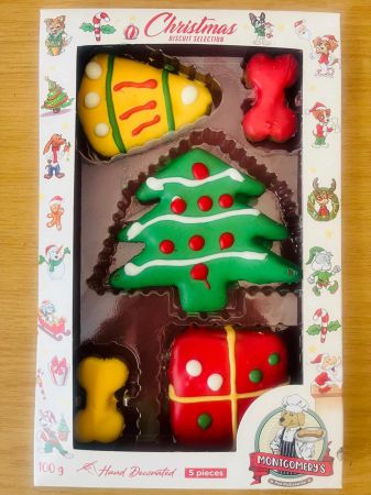 Montgomery's Christmas Dog Biscuit Selection Box