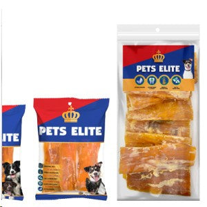 PETS ELITE Treat Beef Flats  - Pack of 2 Small, 10 Small, 3 Large, 10 Large or Bulk Pack