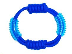 Animal Planet Circle Tug Toy Blue