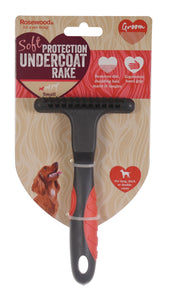 Rosewood Salon Grooming Soft Protection Undercoat Rake