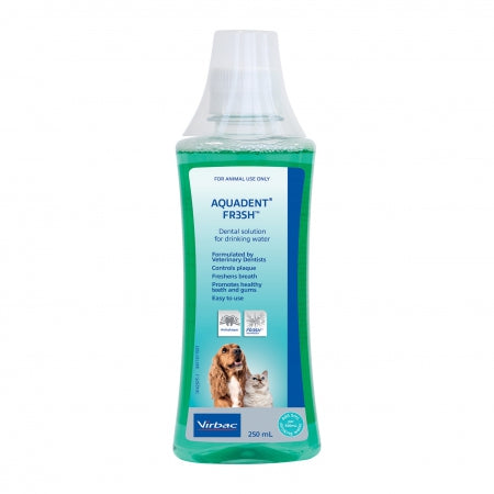 Virbac Aquadent Palatable Solution for daily dental hygiene - cats 250ml
