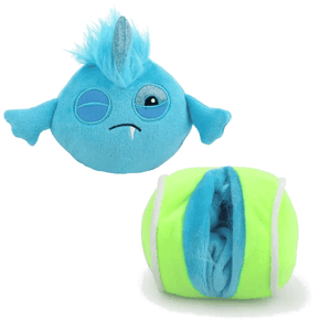 All For Paws Dog Toy Meta Ball Reversible Tennis Ball Blue  (16cm)