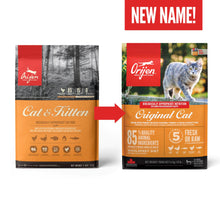 Load image into Gallery viewer, ORIJEN CAT FOOD:  Original Cat  Food - Biologically Appropriate for All Life Stages
