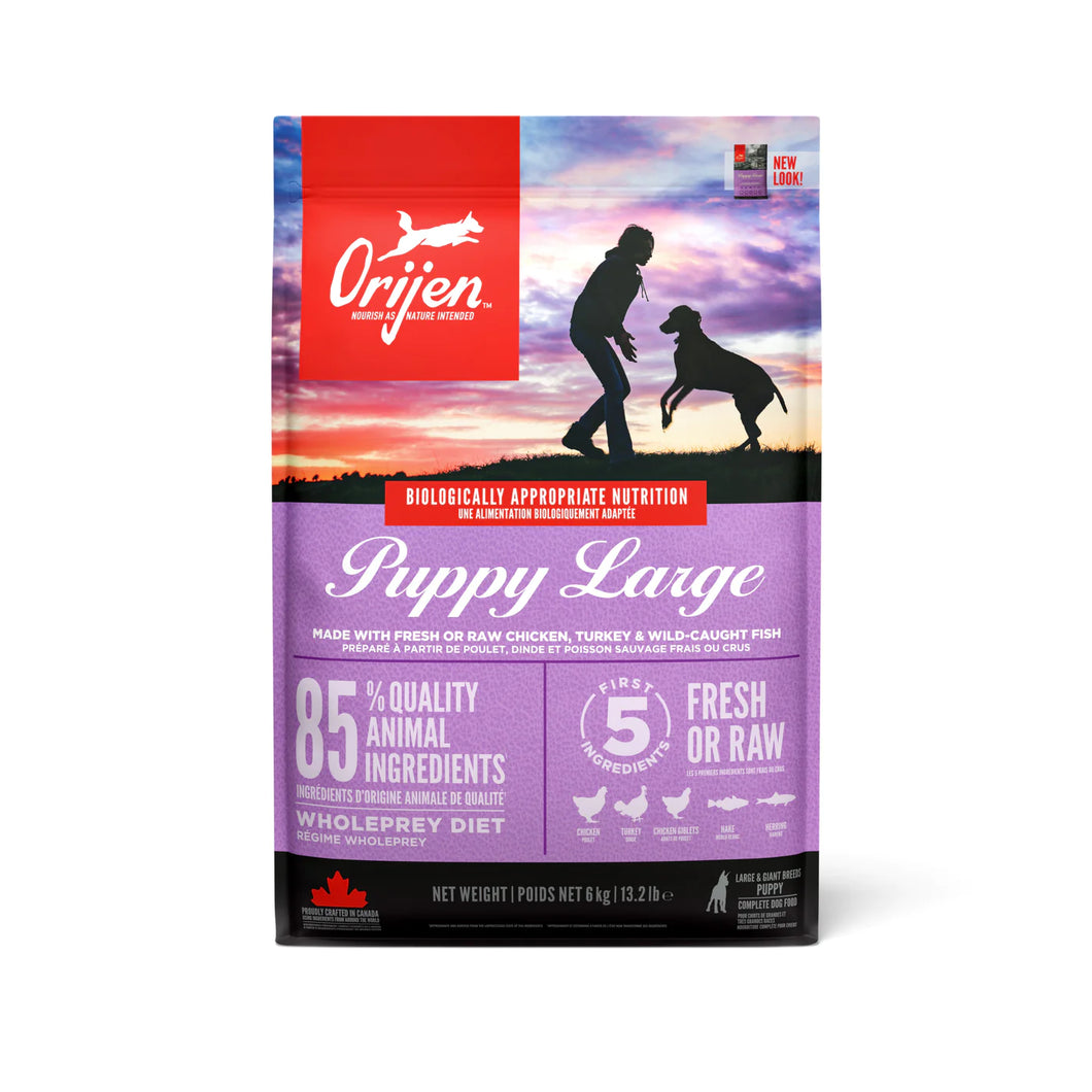 ORIJEN PUPPY FOOD:  Large Breed Dog Food - Biologically Appropriate