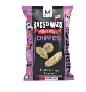 MONTEGO Bags O' Wags CHIPPIES:  Mighty Treats Chippies - Chicken or Cheese Flavour (28g)