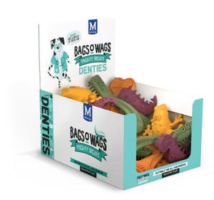 DENTIES Party Pack Montego Bags O' Wags Treats: Medium - 18 Pieces