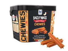 Load image into Gallery viewer, DENTAL STICKS:  Bags O&#39; Wags Montego Butternut Treats Chewies - 120g, 500g or 1.5kg
