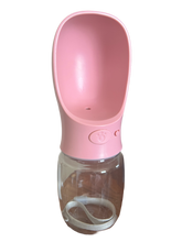 Load image into Gallery viewer, Dog Water Bottle -  350ml - Pink
