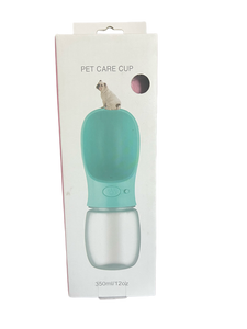 Dog Water Bottle -  350ml - Pink