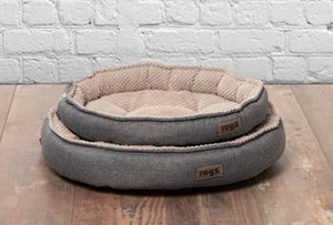 ROGZ Athens Oval Small & Medium Cat Bed