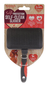 Rosewood Self-Cleaning Slicker Brush - Small