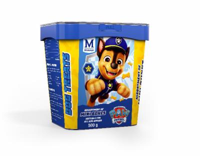 Montego PAW PATROL Assortment Mini Bones Dog Treats -  500g