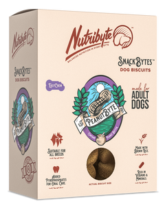 Nutribyte Peanutbyte Dog Biscuits for Puppies or Adult Dogs