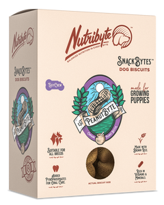 Nutribyte Peanutbyte Dog Biscuits for Puppies or Adult Dogs