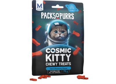 PACKS O' PURRS Montego Cat Treats: TUNA & ROSEMARY 70g & 200g