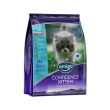Load image into Gallery viewer, Amigo Confidence Kitten Dry Food - 2kg

