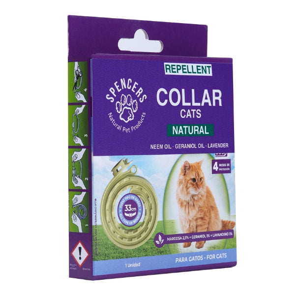 Spencers Cat Collar - Natural Tick & Flea Repellent and Skin Healing