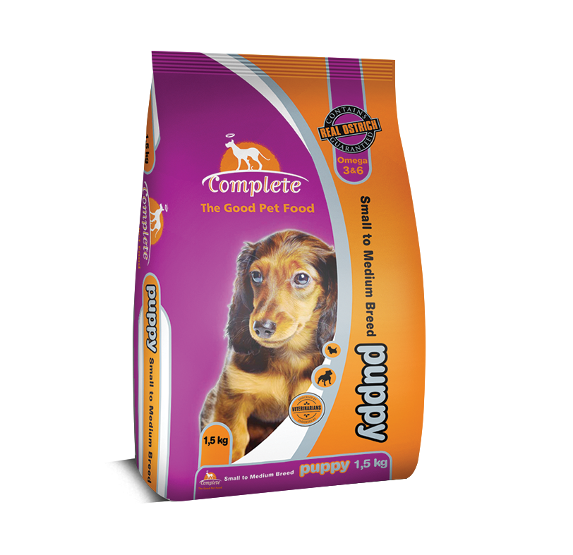 Complete Puppy Small/Medium Ostrich Dog Food