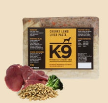 Load image into Gallery viewer, K-9 Frozen / Cooked Dog Food - Pasta Range - 4 Options
