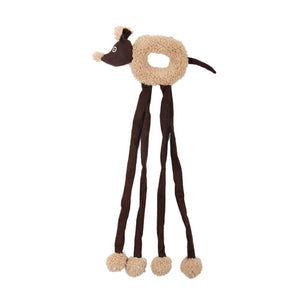 All For Paws Cat Toy Faux Lambs Wool Cuddle Door Knob Dangler (56cm)