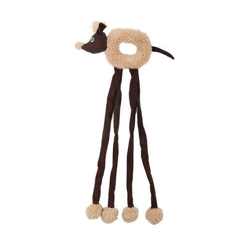 All For Paws Cat Toy Faux Lambs Wool Cuddle Door Knob Dangler (56cm)