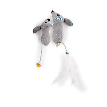 Load image into Gallery viewer, All For Paws Cat Toy Vintage Little One- x2 Mice (10cm)
