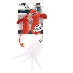 All For Paws Cat Toy Vintage Little One- x2 Mice (10cm)
