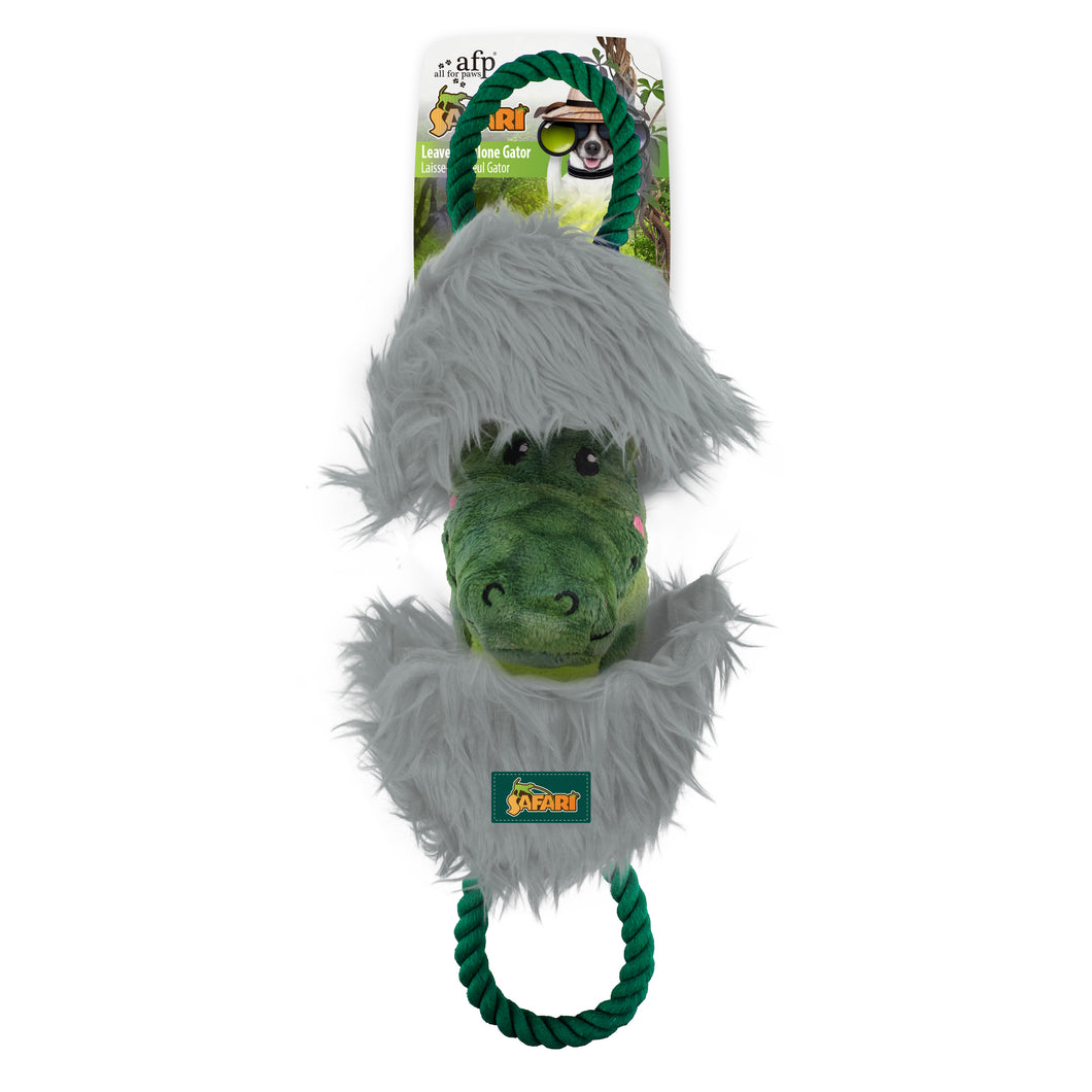 All For Paws Dog Toy Safari Leave Me Alone Gator (42cm)