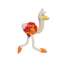 Load image into Gallery viewer, Jolly Doggy Play-Plus Ostrich Dog Toy
