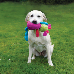 Chubleez Chloe Cow Comfort Dog Toy (45cm) with a Hidden Squeaker