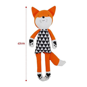 Chubleez Fox Comfort Dog Toy (42cm) with a Hidden Squeaker