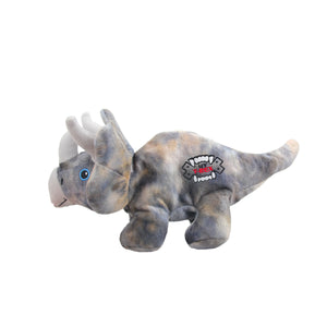 All For Paws Dog Toy My T-Rex Terence the Triceratops Grey (30cm)