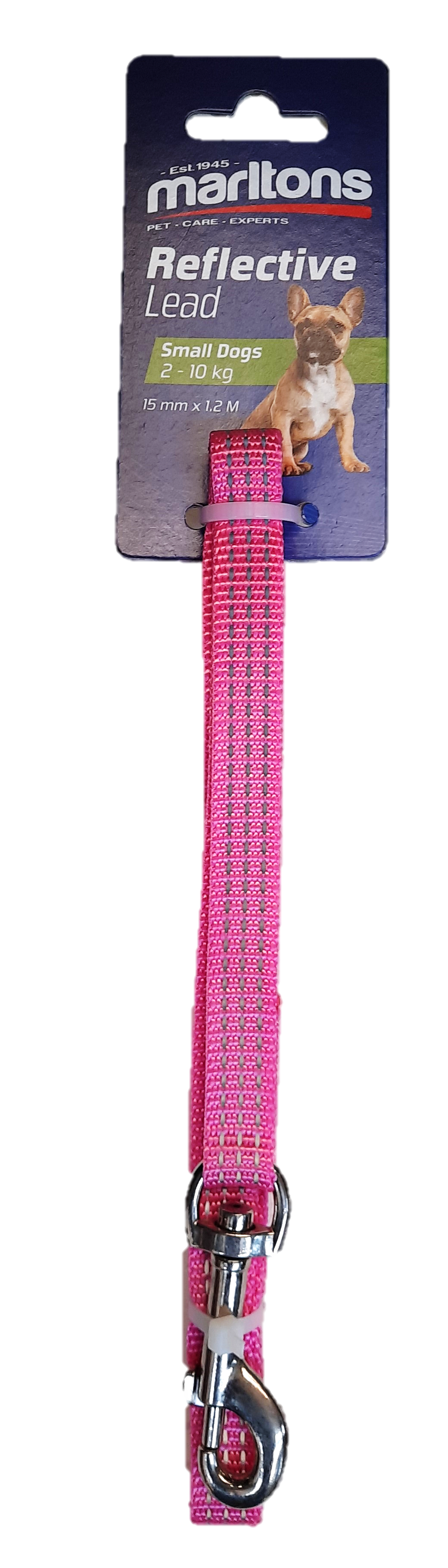Marltons Reflective Dog Lead 15mm x 1.2m
