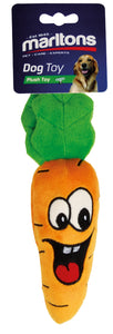 Marltons Plush Carrot Dog Toy - 15cm