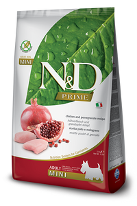 FARMINA N&D PRIME GRAIN-FREE: Adult Dog Food for All Breeds Italian Free-Range Chicken & Pomegranate
