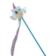 Load image into Gallery viewer, Unicorn Lure Teaser Wand Cat Toy
