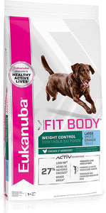 Eukanuba Fit Body Weight Control Chicken Dog Food for Large Adult Dog - 15kg