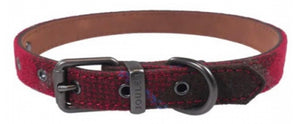 Joules Heritage Tweed Leather Collar