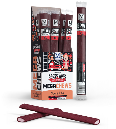 Montego Megachews Bacon Flavoured Spare Ribs Dog Treats
