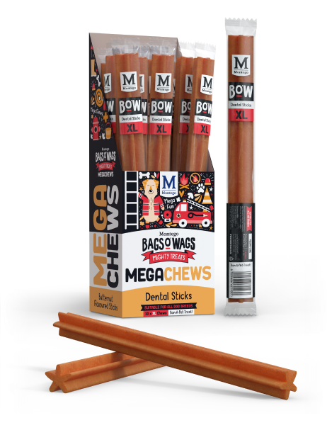 Montego Megachews Butternut Flavoured Dental Sticks