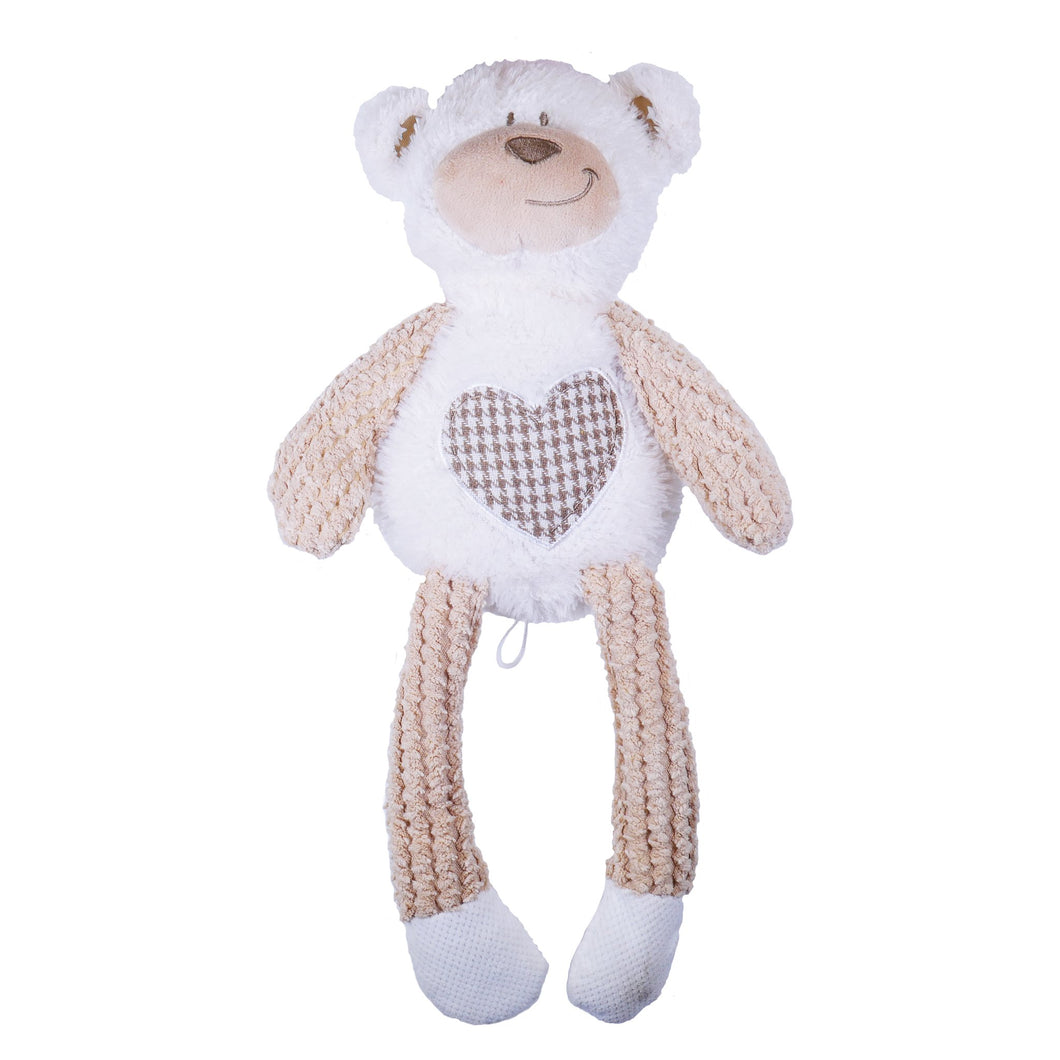 Chubleez Benjamin Bear Comfort Dog Toy (40cm) with a Hidden Squeaker