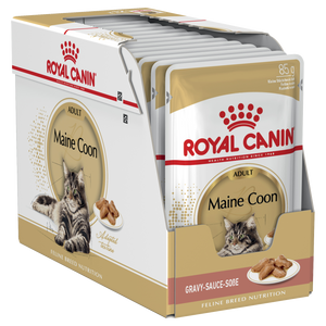 ROYAL CANIN Maine Coon Adult Wet Food Pouches 12 x 85g