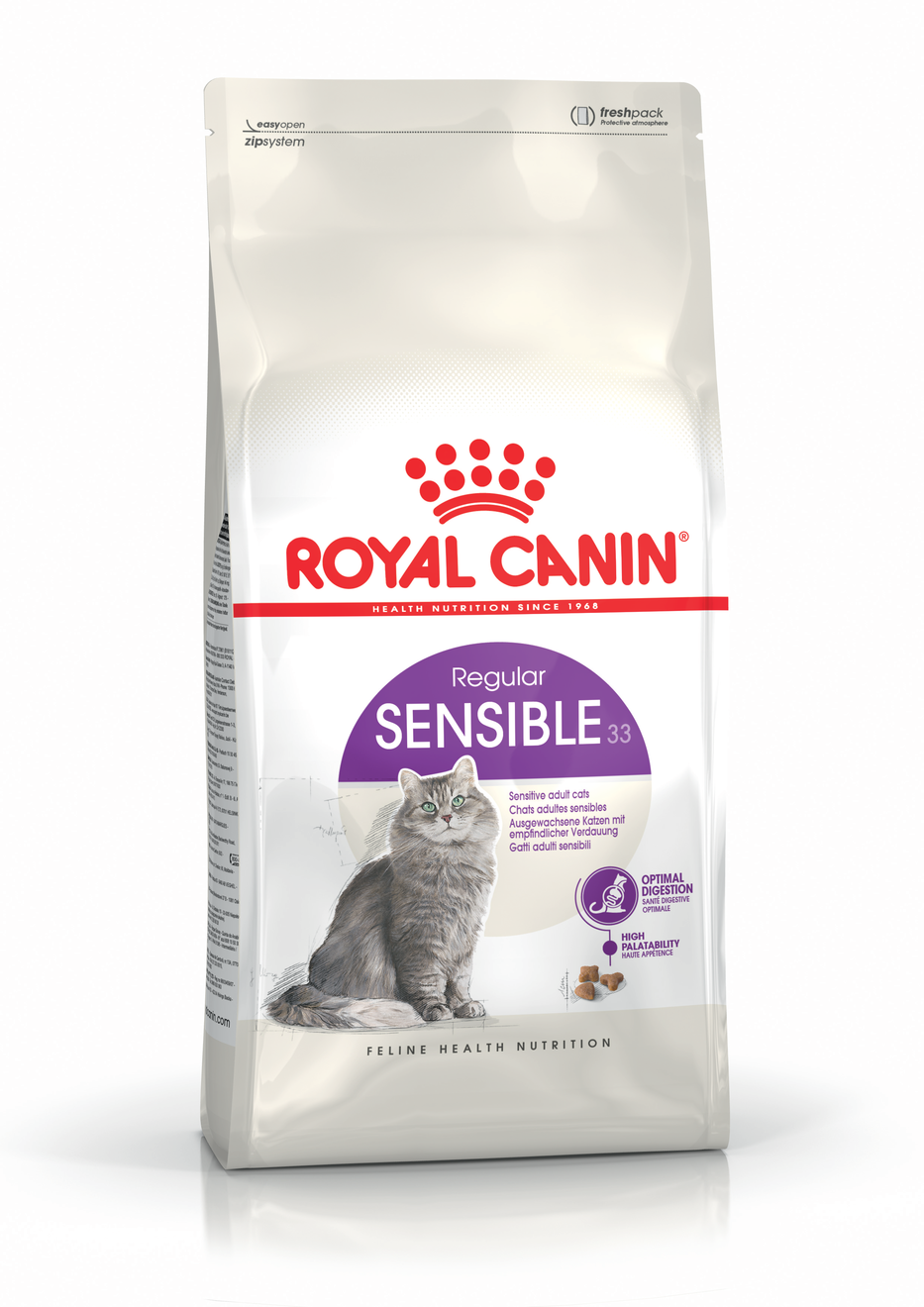 ROYAL CANIN Sensible Adult Cat Food - 400g, 2kg, 4kg or 15kg