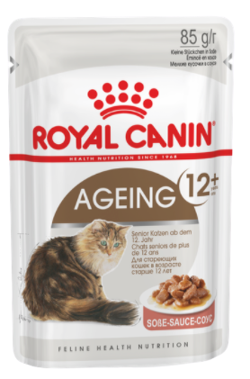 ROYAL CANIN Ageing 12+ Wet Cat Food Pouches in Gravy
